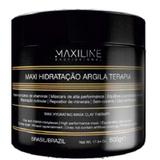 Hidratáló Hajmaszk Agyaggal - Maxiline Profissional Maxi Hydrating Mask Clay Therapy, 500 g