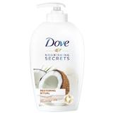 Tápláló Folyékony Szappan Kókuszolajjal és Mandulatejjel - Dove Nourshing Secrets Restoring Ritual Hand Wash with Coconut Oil & Almond Milk, 250 ml