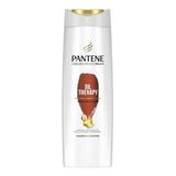  Sampon Elvékonyodott és Sérült Hajra - Pantene Nature Fusion Pro-V Oil Therapy Shampoo, 400 ml