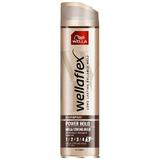 Megaerős Rögzítésű Hajlakk - Wella Wellaflex Hairspray Power Mega Strong Hold, 250 ml