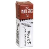 Vegán Ajak- és Arcbalzsam Stick 2 in 1 Multi Stick Beauty Made Easy, árnyalata 02 Brown, 6 g
