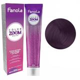 Tartós Krémhajfesték - Fanola Color Zoom 10 Minutes, árnyalata 5.2 Light Chestnut Violet, 100 ml