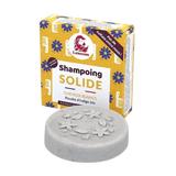Szilárd Sampon Fehér vagy Szőke Hajra Organikus Indigóporral - Lamazuna Shamponing Solide Cheveux Blancs, 70 g