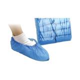 Egyszeri Használatos Polietilén Cipővédők  - Disposable PE Boot Covers, méret 14x39cm, Kék, 100 db.