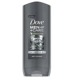Tisztító Tusfürdő Agyag és Szén, Férfiaknak - Dove Men +Care Charcoal + Clay Purifying Body and Face Wash, 400 ml
