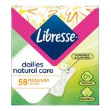 Illatmentes Tisztasági Betét - Libresse Natural Care 0% Perfume Normal Daily Liners, 58 db.
