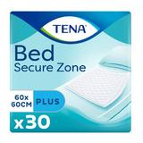 Nedvszívó Alátétek  - Tena Bed Secure Zone Plus 60x60 cm, 30 db.