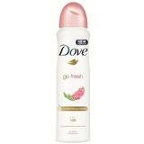 Gránátalma és Verbéna Citrom Izzadásgátló Dezodor Spray  - Dove Go Fresh Pomegranate & Lemon Verbena Scent, 150 ml