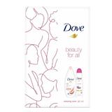 Ajándékcsomag Regeneráló Dove  - Dove Beauty for All Relaxing Care Tusfürdő 250ml + Dezodor Spray 150ml