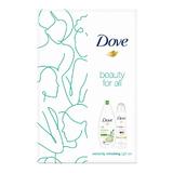 Ajándékcsomag Frissítő Dove - Dove Beauty for All Radiantly Refreshing Tusfürdő  250ml + Dezodor Spray 150ml