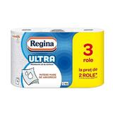 Konyhai Papírtörlő, 3 Rétegű - Regina Ultra, 2 tekercs +1