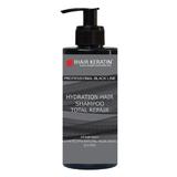 Hidratáló Sampon Keratinnal - iHair Keratin Professional Black Line Hydration Hair Shampoo Total Repair, 300 ml