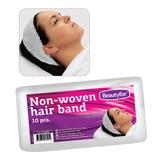 Kozmetikai fejpánt nem szőtt anyagból - Beautyfor Non-woven Hairband, 10 db