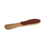 Fanyelű Pedikűr Reszelő - Beautyfor Foot File with Wooden Handle, erősség 80/120