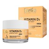 Ránctalanító Éjszakai Krém D3 Vitaminnal, Delia Cosmetics, 50 ml