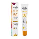Napvédő Fluid, Arcra, Sun Kiss SPF 50 - Sun Protection Face Fluid, Victoria Beauty, 40 ml