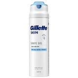 Borotvagél Shea Vajjal és E-Vitaminnal - Gillette Skin Shave Gel Ultra Sensitive with Shea Butter & Vitamin E, 200 ml