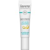 Ránctalanító szemkörnyékápoló krém Q10 koenzimmel -  Basis Sensitiv Lavera, 15 ml