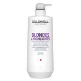 Balzsam Szőke Hajra - Goldwell Dualsenses Blondes & Highlights Anti-Yellow Conditioner, 1000 ml