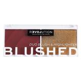 Pirosító Sminkpaletta - Makeup Revolution Relove Colour Play Blushed Duo, Wishful