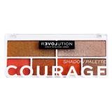 Szemhéjpúder Paletta - Makeup Revolution Relove Colour Play Courage Shadow Palette, 1 db.