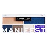 Szemhéjpúder Paletta  - Makeup Revolution Relove Colour Play Manifest Shadow Palette, 1 db.
