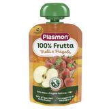 Gluténmentes alma- és eperpüré - Plasmon 100% Frutta, 6 hónap+, 100 g