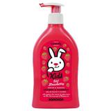 Tusfürdő és sampon eperrel - Sanosan Kids Shower & Shampoo, 400 ml