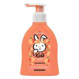 Őszibarackos Gyerek Sampon - Sanosan Kids Peach Shampoo, 200 ml