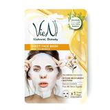 Szalvéta típusú arcmaszk kamillával - Vien Natural Beauty Sheet Face Mask Chamomile Extract, 25 g
