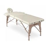 Hordozható, Fából Készült Masszázsasztal FMA201A, Beige - Beautyfor Portable Wooden Massage Table FMA201A, Beige, 1 db.