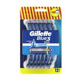 Borotva, 3 pengével – Gillette Blue 3 Plus Comfort Gel, 8 db.