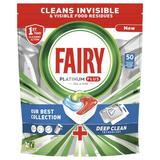 Mosogatószer Kapszula Mosogatógéphez – Fairy Platinum Plus Deep Clean All in One, 50 kapszula