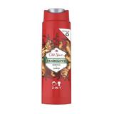  Férfi Tusfürdő és Sampon - Old Spice Bearglove Shower Gel + Shampoo 2in1, 250 ml