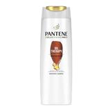 Sampon Elvékonyodott és Sérült Hajra - Pantene Nature Fusion Pro-V Oil Therapy Shampoo, 250 ml