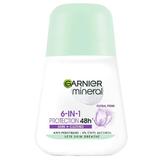Roll-on/golyós  izzadásgátló dezodor – Garnier Mineral 6-in-1 Protection 48H, Skin + Clothes, 50 ml
