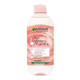 Rózsavízzel Dúsított Micellás Víz Fakó és Érzékeny Bőrre - Garnier Skin Naturals, 400 ml