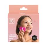 Újrafelhasználható sminklemosó korongok –  Ilu Makeup Remover Pads,  rózsaszín 3 db.