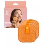 Újrafelhasználható sminklemosó párna – Ilu Makeup Remover Pads,  narancssárga, 3 db.