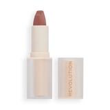 Szaténos Ajakrúzs -  Makeup Revolution Lip Allure Soft Satin Lipstick, árnyalata Wifey Dusky Pink, 3.2 g