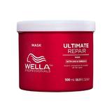 Intenzív Javító Hatású Hajmaszk AHA-val & Omega 9-cel Sérült Hajra - Wella Professionals Ultimate Repair Mask, 500 ml