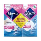 Tisztasági Betétek - Libresse Dailies V-Protection & Freshness Regular Liners, 30 + 20 db., 1 csomag