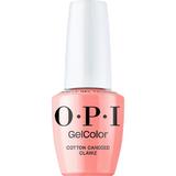 Féltartós Körömlakk Henna Mentes Hema-Free - OPI Gel Color, Make 'Em Jelly Collection, árnyalata Cotton Candied Clawz, 15 ml
