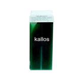Egyszeri használatos szőrtelenítő gyanta - Kallos Depilatory Wax, zöld, 100g